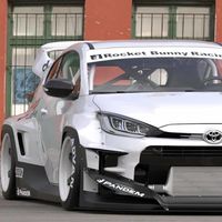 Por si el Toyota GR Yaris de 261 CV no fuera suficiente, Rocket Bunny ya está pensando cómo brutalizarlo