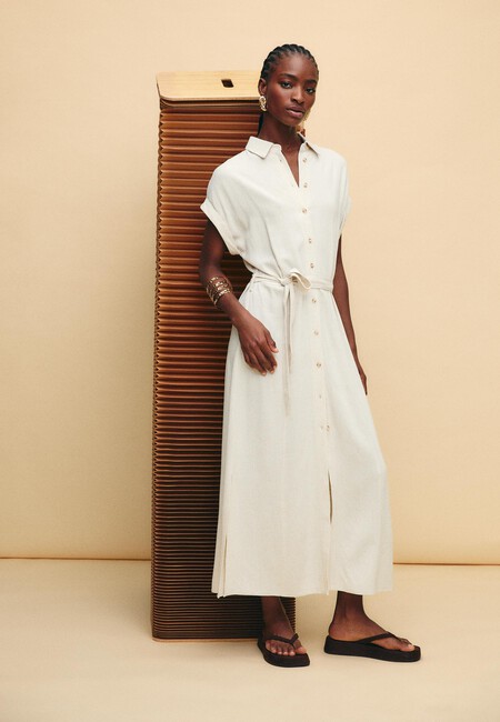 vestido largo de Stradivarius