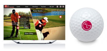 En breve podrás mejorar tu swing con la aplicación para golfistas de LG y sus Smart TV Cinema 3D