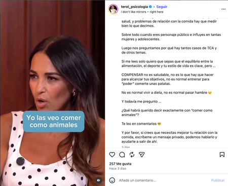 Paula Echevarria Comer Como Animales