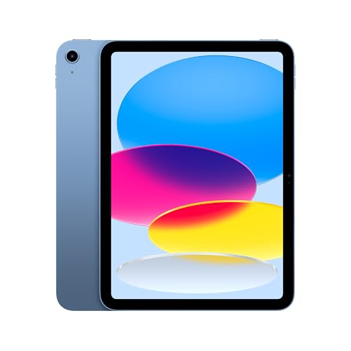 Apple iPad de 11 Pulgadas: Chip A16, Modelo de 11 Pulgadas, Pantalla Liquid Retina, 128 GB, Wi Fi 6, cámaras Frontal y Trasera de 12 Mpx, Touch ID, autonomía para un día Entero – Azul