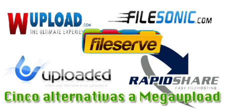 Cinco alternativas a Megaupload