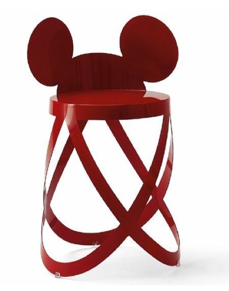 Un taburete inspirado en Mickey Mouse