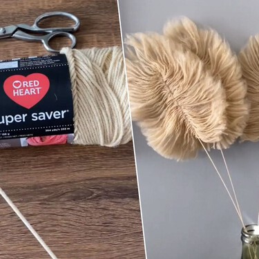 Cómo hacer bonitas plantas de lana que parecen naturales y elevan cualquier rincón de casa