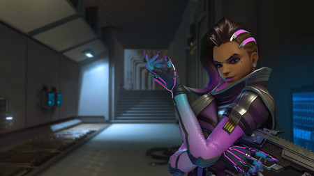 Aquí tienes todas las skins, las poses, los gestos, las voces y más de Sombra