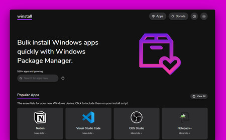 Winstall se perfila cada vez más como la mejor forma de instalar apps para Windows 10 rápido y en lote