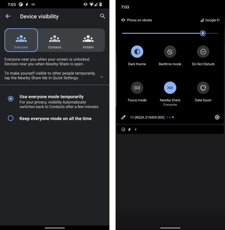 Nearby Share Everyone Mode