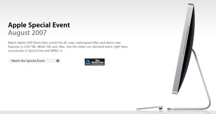 Ya se puede ver el evento especial de Apple desde la web oficial