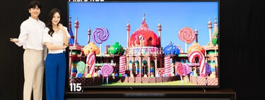 Samsung ha lanzado su primer televisor Micro RGB: una enorme pantalla de 115" que pondrá en aprietos a los miniLED y OLED actuales 