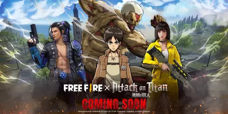 ‘Attack on Titan’ invadirá el universo de ‘Free Fire’ con nuevo contenido durante su evento especial de marzo