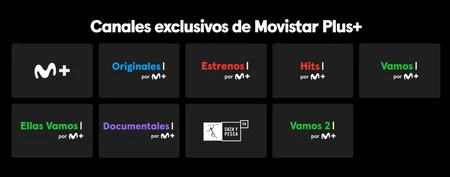 Canales Exclusivos Movistar Plus