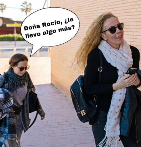 Rocío Carrasco tiene nueva empleada doméstica: Anabel Dueñas le lleva hasta las bolsas de la compra