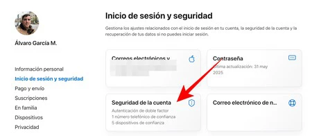Seguridad Cuenta