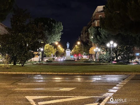 iPhone 12 Pro Max でナイトモードと 2.5 倍ズームなしで撮影した写真。