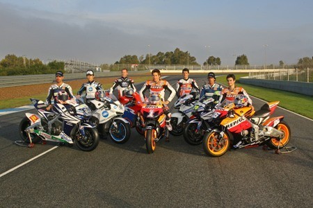 Pilotos oficiales Honda 2007