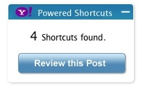 Yahoo Shortcuts, información extra en tus posts de WP