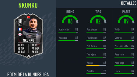 Desafío de creación de plantillas de Nkunku POTM en FIFA 22: soluciones baratas y sin lealtad a este SBC