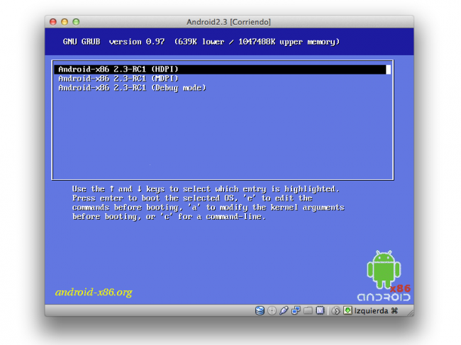 Emulador Android x86