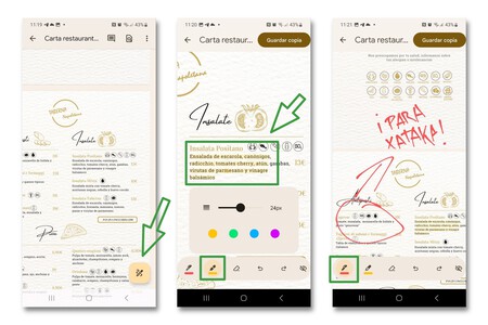 actualización google drive pdf