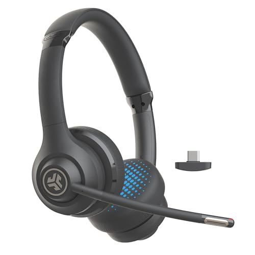 JLab Go Work - Auriculares Inalámbricos de 2ª Generación con Micrófono