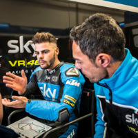 El motivo de la expulsión de Romano Fenati del VR46, liarse a tortas con Uccio Salucci
