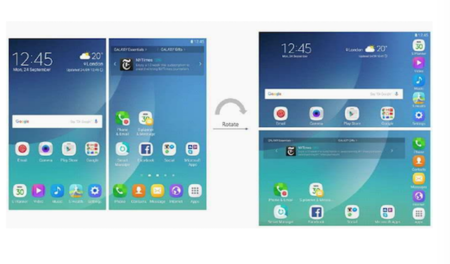 El futuro Galaxy ya tiene interfaz: una patente nos enseña un diseño similar al del ZTE Axon M