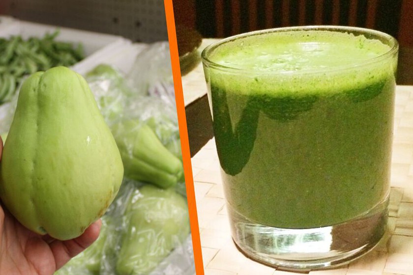 Jugo de chayote crudo: cómo hacerlo y tips de horarios para aprovecharlo