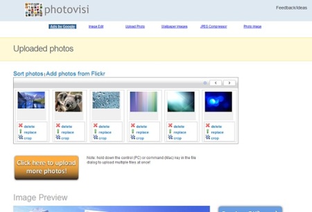 Photovisi, interesante servicio web para crear collages de imágenes