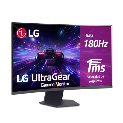 LG Monitor Ultragear Gaming 32GS60QC-B - 32'', VA, QHD, 180 Hz, Morado