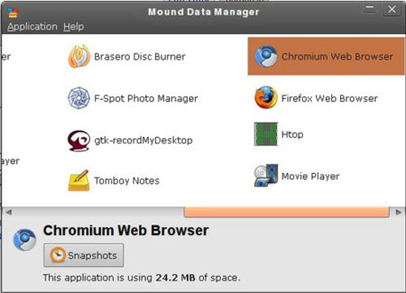Mound Data Manager, copias de seguridad inteligentes