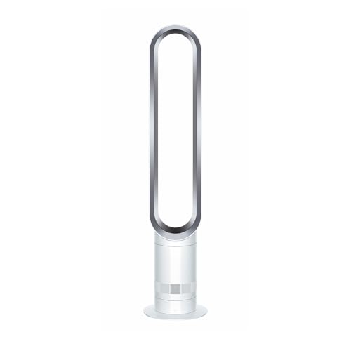 Dyson Cool™ AM07 Ventilador de Torre Sin Aspas – Refrigeración Potente con Air Multiplier™ para Espacios Grandes, Funcionamiento Silencioso, 10 Velocidades, Oscilación de 70°, Control Remoto