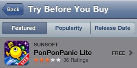 "Try before you buy" la nueva sección de la App Store