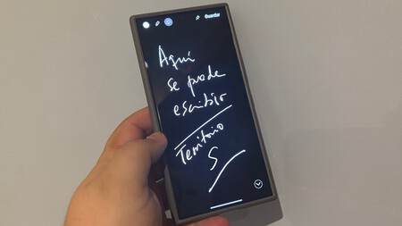 Escribir sin desbloquear el teléfono