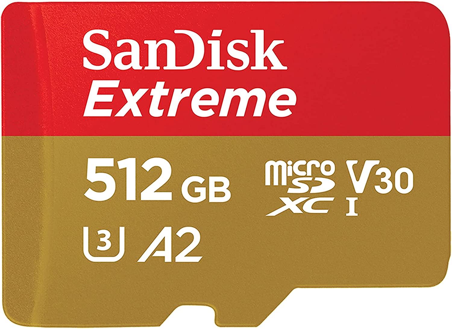 SanDisk Tarjeta microSDXC Extreme de 512 GB + adaptador SD + RescuePRO Deluxe, hasta 190 MB/s, con rendimiento de aplicación A2, UHS-I, Clase 10, U3, V30, Color Azul