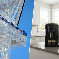 Carrefour está liquidando la cafetera con molinillo integrado que cabe en cualquier cocina