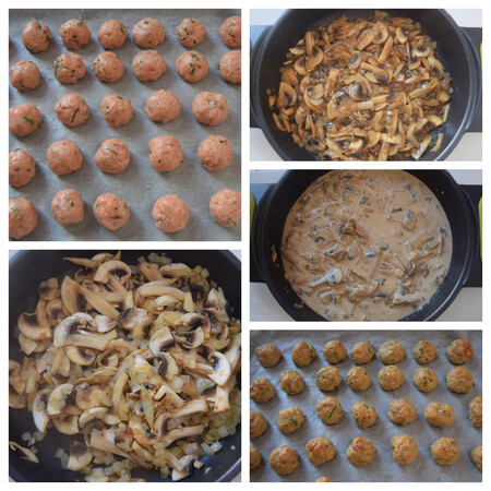 Albondigas De Pollo Marsala Paso A Paso