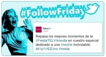 #FollowFriday de Poprosa: premios Telva de la Moda y cuatro cosillas más