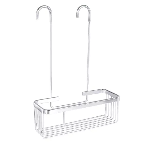Nadi Collection Cesto ducha para colgar en grifo ducha - Aluminio Inoxidable - Soporte champú y gel - estante de colgar - Instalación sin herramientas - Para hogar y hotel