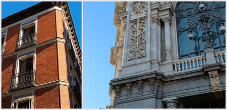 Detalles de fachadas capturados con la opción de 2X del Motorola Moto G55 5G