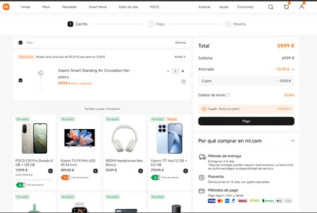 Xiaomi Smart Standing Air Circulation Fan Tienda
