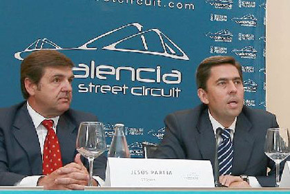 Test previo a la F1 en el circuito urbano de Valencia