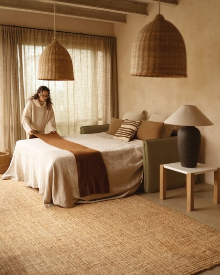 Sofa Cama De Algodon Y Lino Dese 1