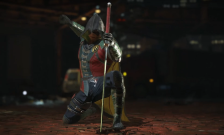 Damian Wayne volverá a llevar el manto de Robin en Injustice 2 y ya lo puedes ver en movimiento