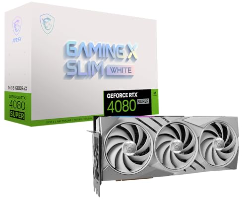 MSI GeForce RTX 4080 Super 16 GB Gaming X Slim White 