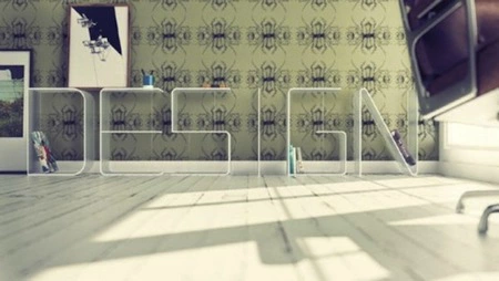 Estantes con forma de letras y triple uso