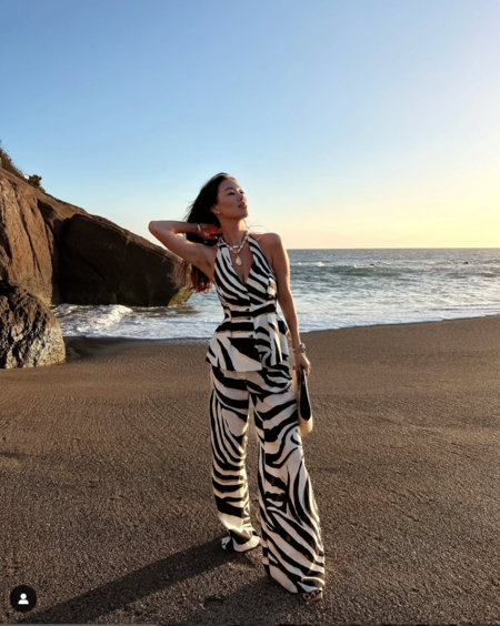 Look de cebra de Mango