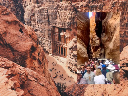 Turistas En Petra