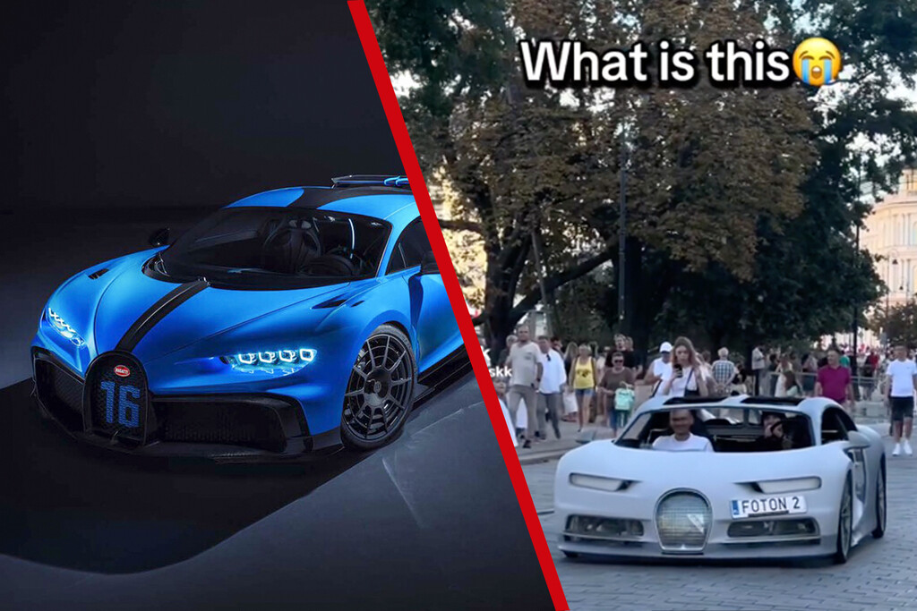 “Es el único Chiron que me puedo permitir”. Este polaco ha creado con sus propias manos un coche que suele costar más de tres millones de euros 