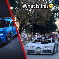 “Es el único Chiron que me puedo permitir”. A este polaco no le daba para comprarse un Bugatti así que se ha construido el suyo con dos bicicletas