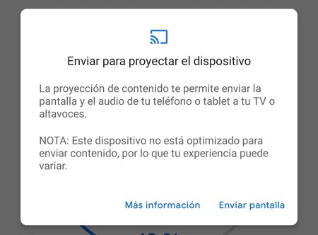 Android TV および統合 Chromecast で画面を送信する場合の注意事項